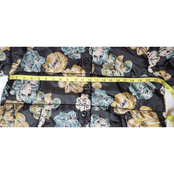 JACKET, NEW Anthropologie Floral Printed Puffer Jacket, Size Small - Picture 14 of 15